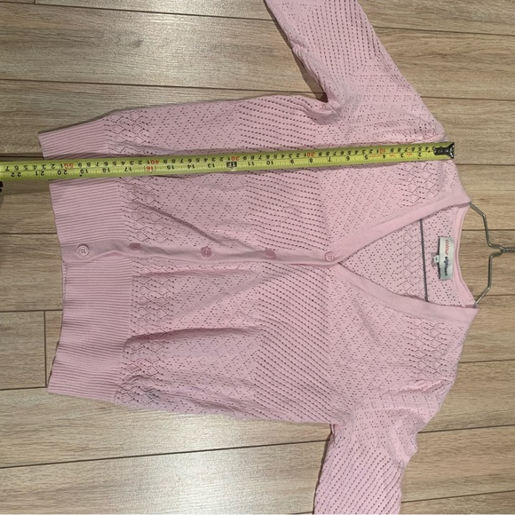 Colour Eighteen Cute Pink Cardigan size Medium - Picture 9 of 16